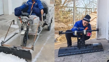 基层巧思破难题 电动除雪显神通 宣大分公司 “除雪神器”获点赞